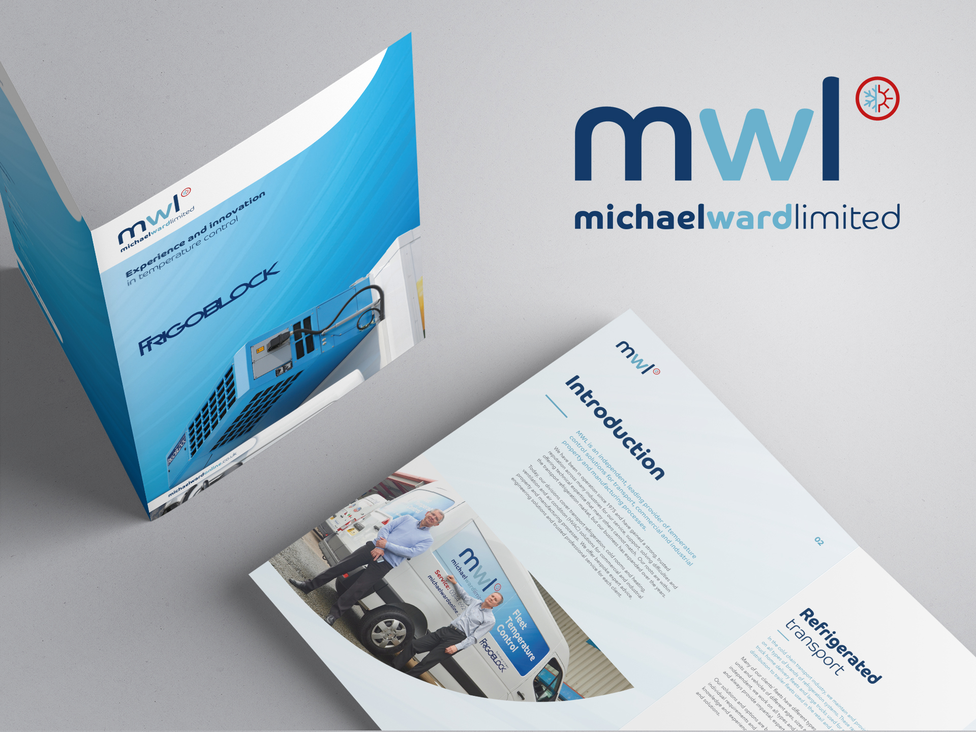 Frigoblock sales brochure for Michael Ward Limited